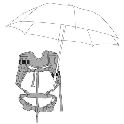 Produktbild von Euroschirm Tragesystem für handfreie Regenschirme, schwarz