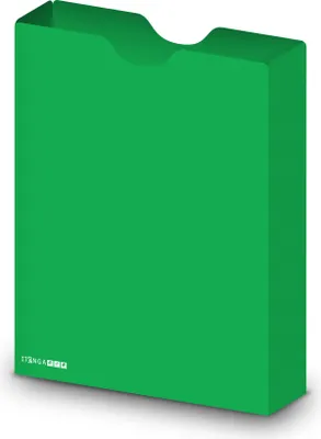 Produktbild von itenga Heftbox DIN A4 Hochformat aus PP grün