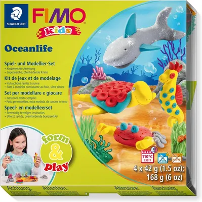 Produktbild von FIMO Set Mod.masse Fimo kids F&P seaworl