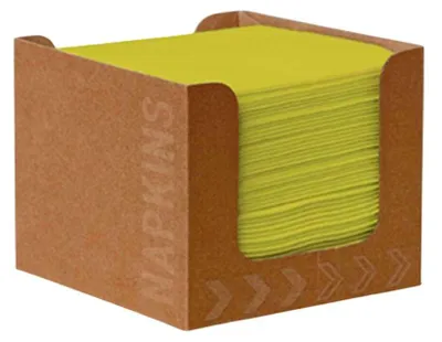 Produktbild von 24x -Dunisoft-Serviettenbox 20 x 20 cm   kiwi | Packung (50 Stück)
