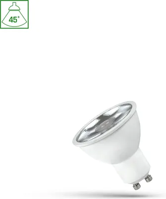 Produktbild von Spectrum LED GU10 4,5W = 40W Reflektor 380lm 45° weiß 230V Neutralweiß 4000K