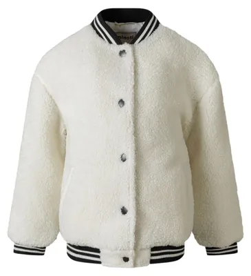 Image de Minoti - Veste pour fille, baseball MN530 (146-152) (blanc)