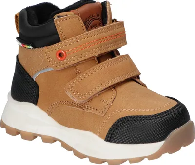 Produktbild von American Club Xd165 Kinder Winterschuhe mit Fleecefutter Klett & Reißverschluss, Winterstiefel, Winterstiefeletten, Camel 23