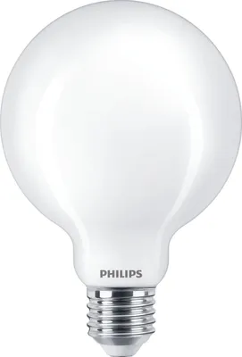 Obrázek produktu pro Philips Matná žárovka s tradičním vzhledem 60 W, G93 E27, 7 W, 60 W, E27, 806 lm, 15000 h, Teplá bílá