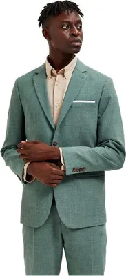 Image de Blazer slim fit Selected Oasis vert 44 Homme Vert 44