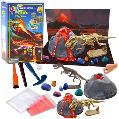 Obrázok produktu pre Vzdelávacia súprava Dinosaury na experiment so sopkou