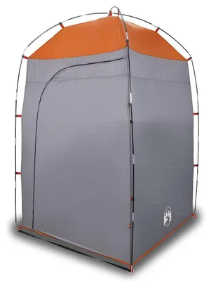 Image de vidaXL Tente de douche Gris Imperméable