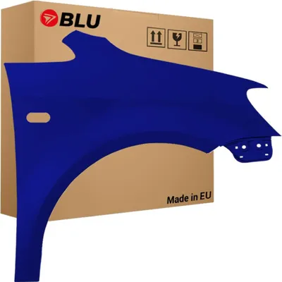 Image de BLU Aile Compatible avec VW Volkswagen Caddy III 3 2K LIFT LL5M Droite Blau IndienBlau | 2010-2015 | Avant | Peint| Prêt à Monter | Acier