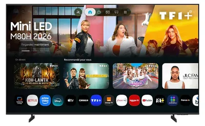 Image de Samsung TV Mini LED UE65M80HAUXZT 65 Pouces 4K UHD 144Hz NQ4 AI Gen2 Smart TV Tizen