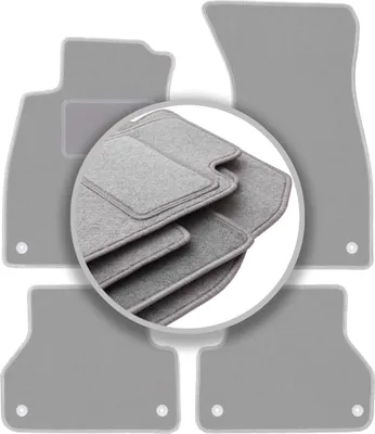 Image de Tapis de sol gris pour : Audi A4 B9 Sportback, berline, break, Avant, Allroad (2015-)