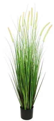 Obrázok produktu pre Dekoratívna umelá tráva "Foxtail" v kvetináči, 120 cm