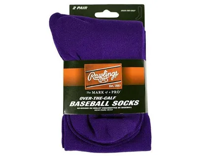 Produktbild von Rawlings Baseball Socks (2 Pair) M Purple Baseball/Softball Artikel