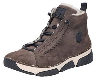 Produktbild von Rieker - Damenstiefel - erde/schwarz 4591225 (40/erde/schwarz)