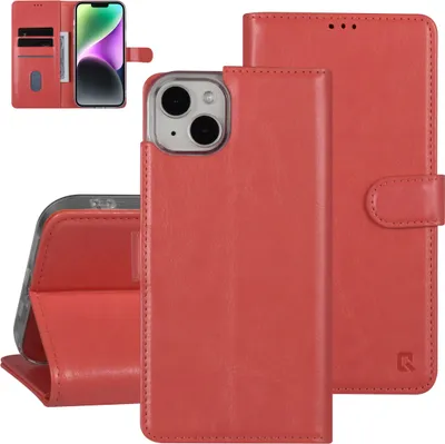 Obrázok produktu pre UNIQ Accessory iPhone 14 & 15 Plus Booktype Case - Puzdro na 3 karty - magnetické zatváranie - ružové