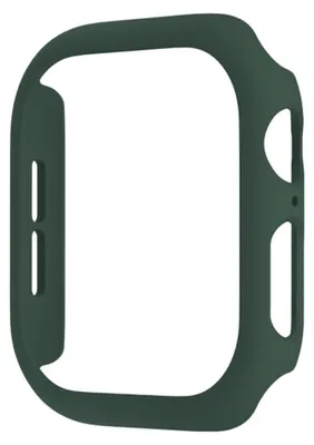 Produktbild von Für Apple Watch Series 11 / 10 42mm Kunststoff Schutz Hülle Case Gehäuse Design Dunkelgrün