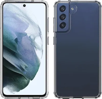 Obrázek produktu pro Pouzdro pro Samsung Galaxy S21 FE Mobile Phone Cover Hybrid Silicone Case Bumper Cover Clear