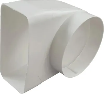 Produktbild von Rundkanalsystem Bogen Verbinder Lüftungszubehör Abluft PVC