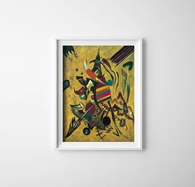 Produktbild von Poster - Canvas - Leinwand - 42 cm x 59,4 cm - Karte Wassily Kandinsky