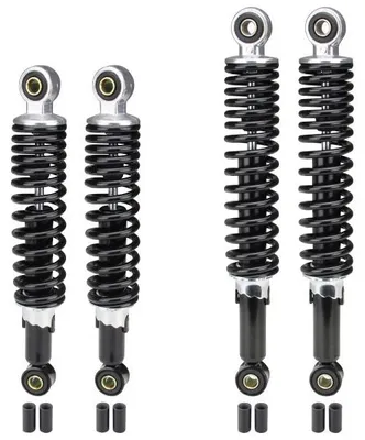 Immagine prodotto di 4 x ammortizzatore nero set abbassamento 26cm e 30cm Simson Schwalbe KR51 ciclomotore