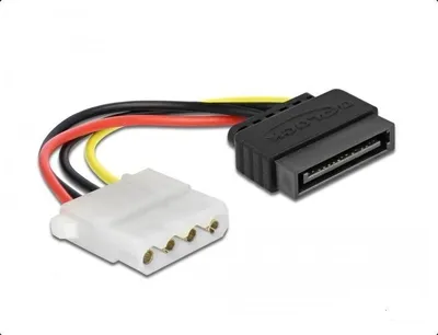 Produktbild von DeLOCK Power SATA/Molex Cable, 0,12 m