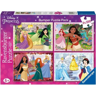 Image de RAVENSBURGER Puzzle Disney : Princesses 4x100 pièces