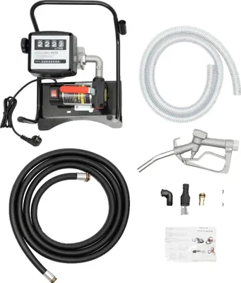 Immagine prodotto di Pompa elettrica diesel, portata 45 l/min, potenza 375 W, altezza di aspirazione 10 m, nera