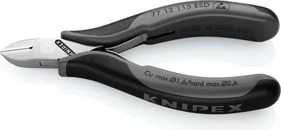 Produktbild von Knipex 77 12 115 ESDSB Elektronik-Seitenschneider