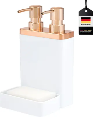 Produktbild von bremermann Spülbecken-Organizer mit Doppel-Spülmittelspender und Schwammhalter