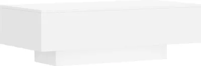 Image de vidaXL Table basse blanche 100x49,5x31 cm Bois composite