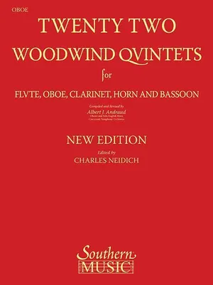 Obrázok produktu pre 22 Woodwind Quintets - New Edition