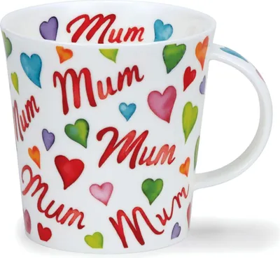Produktbild von DUNOON Becher Cairngorm Mum Mutter 0,48l Fine Bone China Porzellan 480 ml Tasse