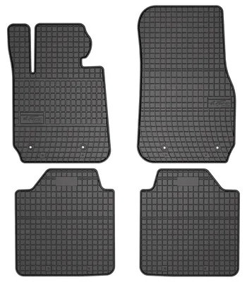 Image de Tapis de sol en caoutchouc pour BMW 3 F34 2013-2020 – 4 pièces, noirs, sur mesure