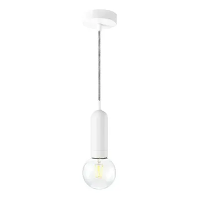 Produktbild von LeuchtenDirekt Pendelleuchte Turn Me Weiß max. 60W E27 ohne Leuchtmittel kürzbar