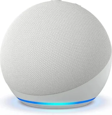 Zdjęcie produktu dla Przenośny inteligentny głośnik Amazon Echo Dot 5, Asystent głosowy, Alexa, Biały