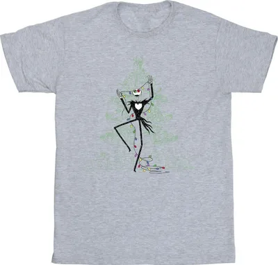 Produktbild von Disney - "The Nightmare Before Christmas" T-Shirt für Herren BI51526 (4XL) (Grau)