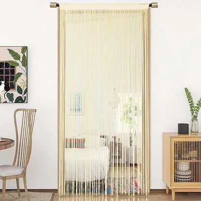 Zdjęcie produktu dla Zasłona okienna, firana, 90x245 cm, kolor szampan