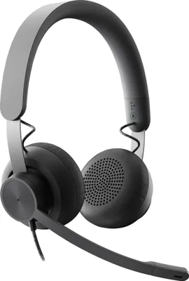 Produktbild von Logitech Zone Wired UC, Kabelgebunden, Anrufe/Musik, 20 - 16000 Hz, 211 g, Kopfhörer, Graphit