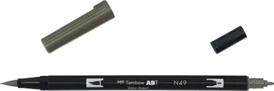Image de Tombow ABT-N49ABT Dual Brush Pen N49 warm gray 8