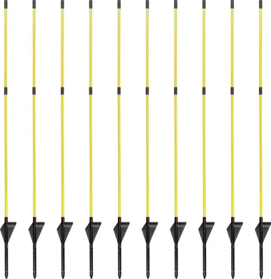 Produktbild von 10x Pulsara Fiberglaspfahl - 1,12 m gelb