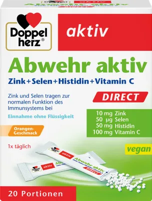 Produktbild von Doppelherz Abwehr aktiv direct 20St
