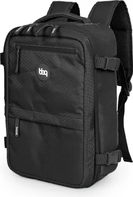 Produktbild von blnbag M6 - Handgepäck-Rucksack 40x20x25 cm, Unter-Sitz Reiserucksack Laptop Reisetasche Flugzeug Tagesrucksack Handgepäcktasche Ryanair Cabin Bag Daypack max 20L ,Schwarz