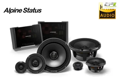 Produktbild von Alpine Status 3-Wege Slim-Fit Komponenten-Lautsprecher Hi-Res Audio 16,5 cm