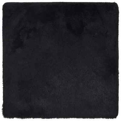 Produktbild von vidaXL Teppich Shaggy Hochflor NAVARRA Schwarz 240x240 cm Polyester
