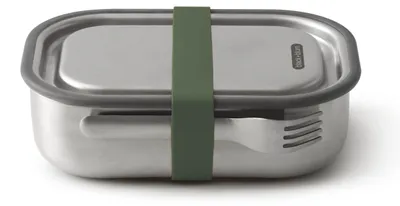 Produktbild von RVS-Lunchbox mit 1000 ml Fassungsvermögen und Silikonventil