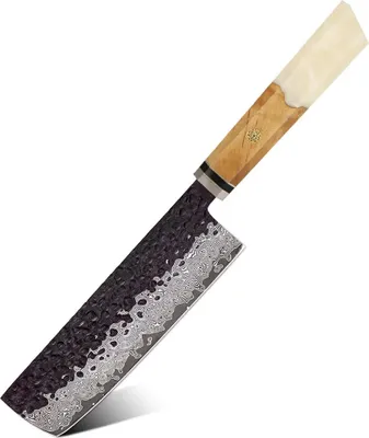 Produktbild von Damast Küchenmesser AI-37360 - Elegantes Nakiri KP37360