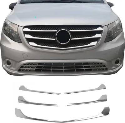Immagine prodotto di Modanature griglia radiatore Modanature griglia per Mercedes Vito W447 2014-2019 cromo 5x