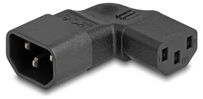 Zdjęcie produktu dla DELOCK Netzadapter IEC 60320 - C14 auf C13, Stecker / Buchse