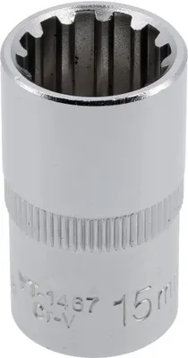 Produktbild von YATO-Einsatz mit Innenvierkant 1/2" 15mm 1467