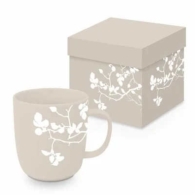 Immagine prodotto di PPD Pure Branch Matte Mug, in Geschenkbox, Henkelbecher, Kaffeebecher, Becher, Tasse, New Bone China, 400 ml, 161401285