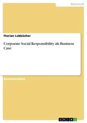 Produktbild von Corporate Social Responsibility als Business Case